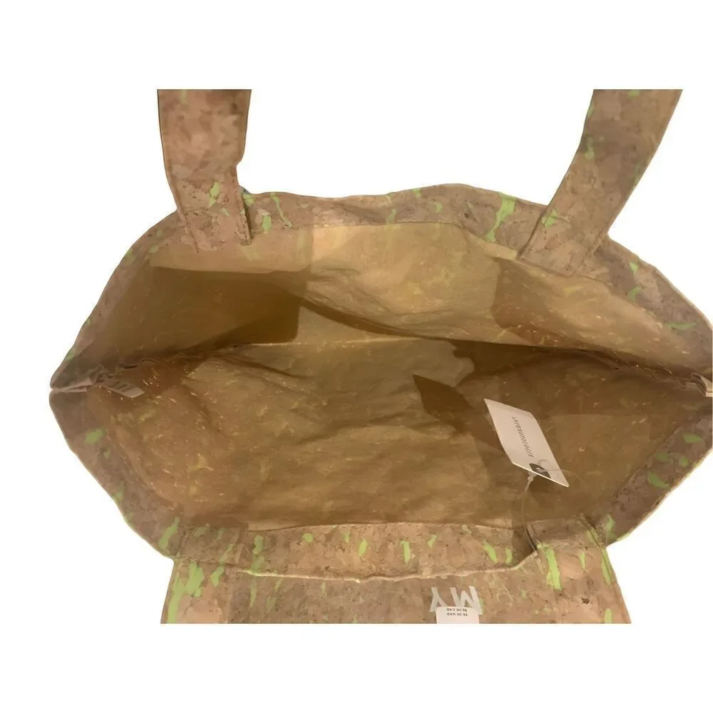 Anthropologie Reusable Cork Tote Bag Holding My Own